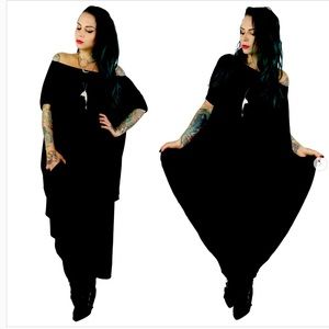 NWOT Foxblood Raven Maxi Dress